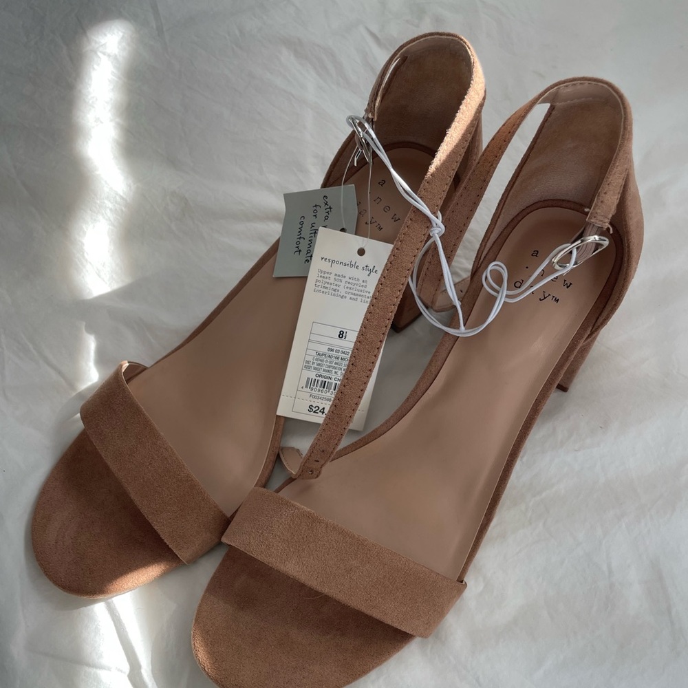 Target, A New Day suede block 2.25” heel. NWT